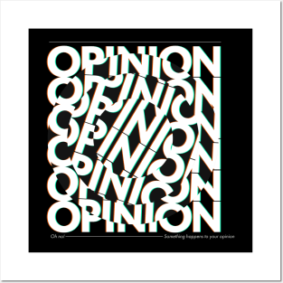 opinion сircle Posters and Art